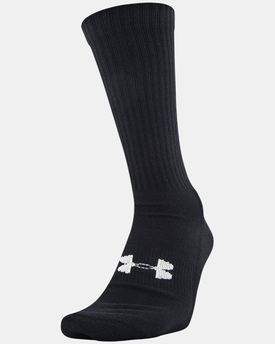 Men's UA Tactical Boot Socks, Black, pdpMainDesktop image number 2